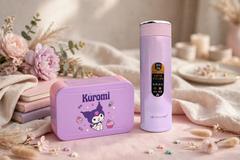 Sanrio Character BPA-Free Insulated Lunch Box & Bangda YASI 500ml Vacuum Insulated Stainless Steel Bottle Set – Kids School Meal and Hydration Combo