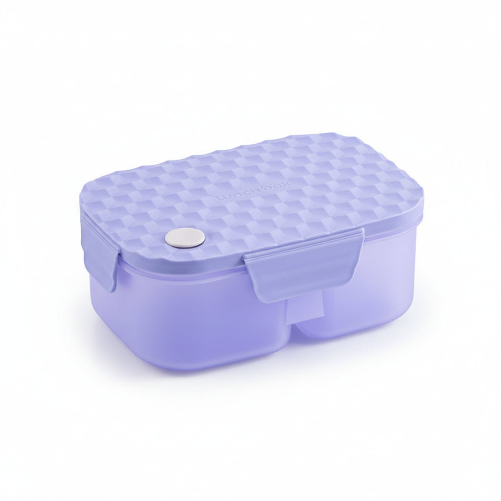 Jelly Color Student Lunch Box - Microwave-Safe Compartment Container