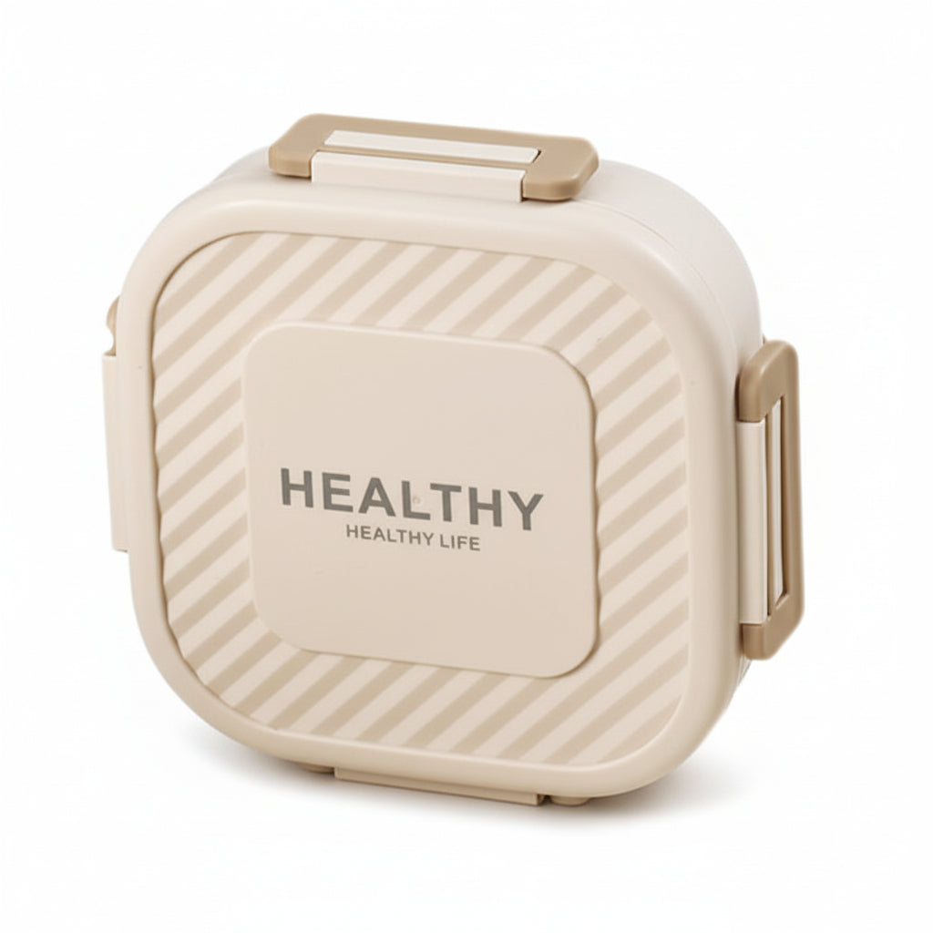 Student Nordic Style Plastic Compartment Lunch Box