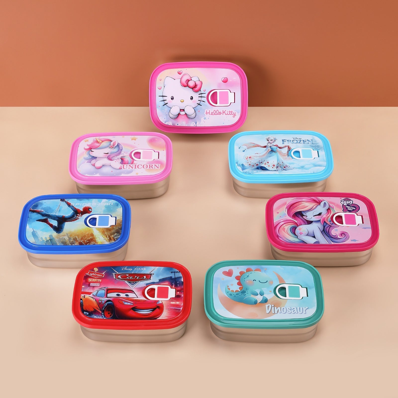 Creative Cute Cartoon Stainless Steel Children's Lunch Box