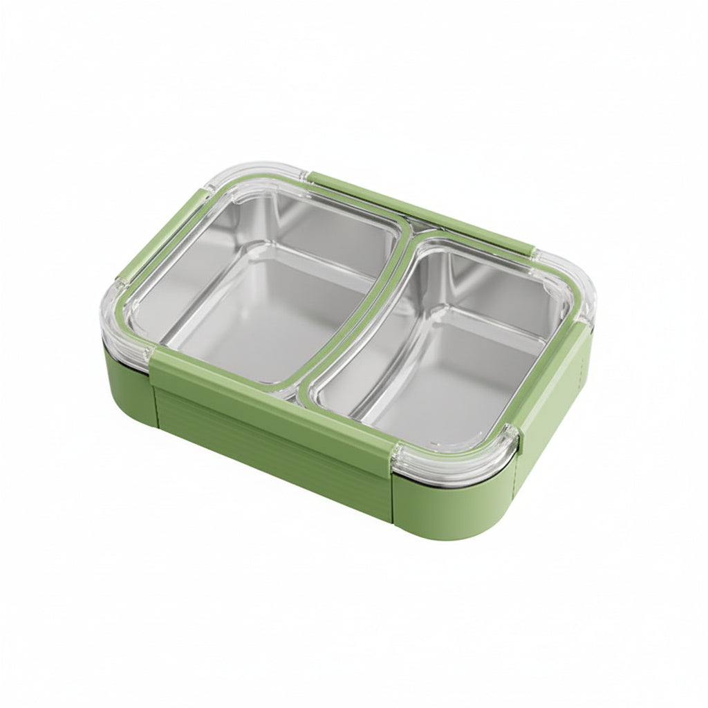 Stainless Steel Lunch Box – Portable Compartmentalized Student Lunch Box