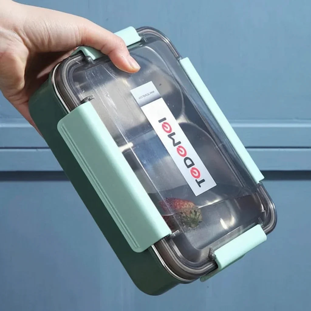 Stainless Steel two Compartment Leak Proof Lunch Box