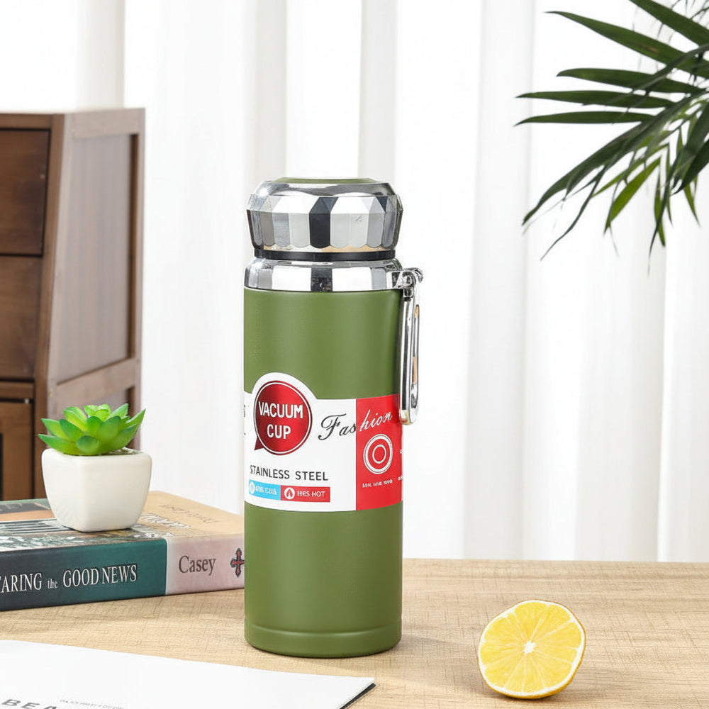 Stainless Steel Vacuum Cup 800ml & Tedemei Rectangle Stainless Steel Food Container Set – Premium Leak-Proof Insulated Travel Mug and Portable Lunch Box for Hot & Cold Beverages, School, Office & Travel