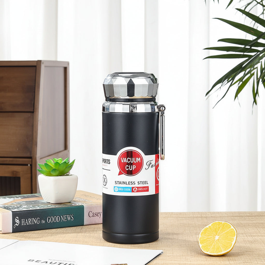 Stainless Steel Vacuum Cup 800ml - Insulated Travel Mug for Hot & Cold Beverages