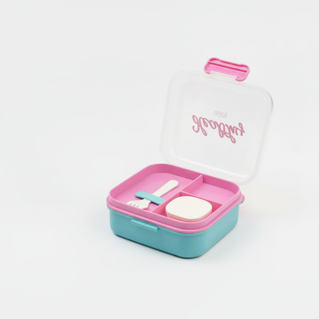 Custom-Made Lunch Box for Office Workers - Double-Layered Microwaveable Container